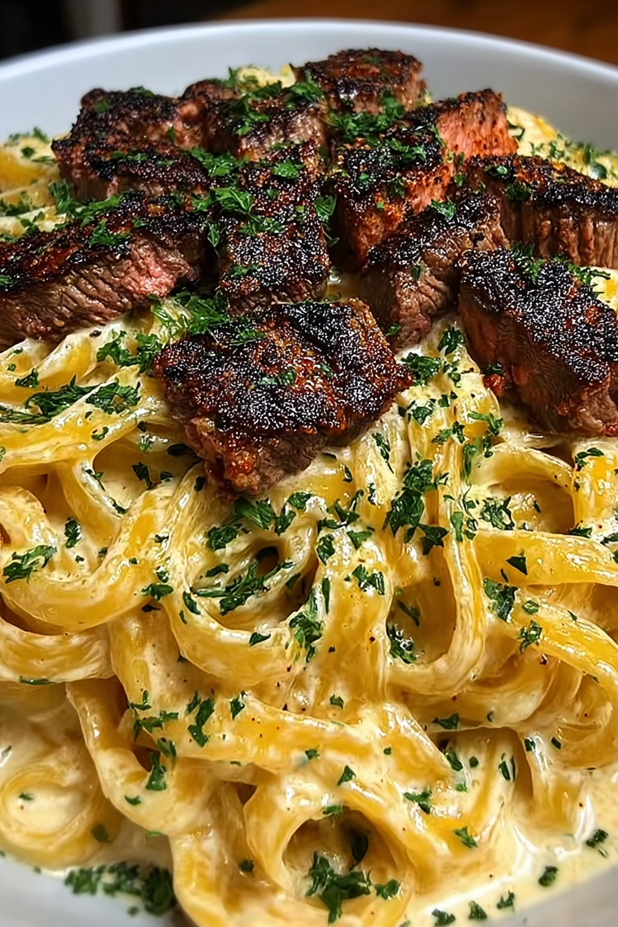 Steak Fettuccine Alfredo image 2