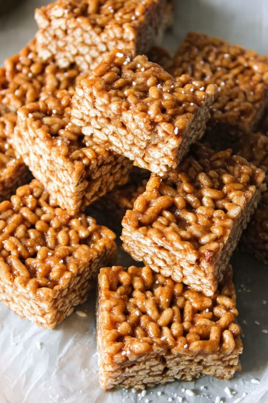 cucumber watergerbread Rice Krispie Treats (gluten-free, refined sugar-free, vegan option) image 2