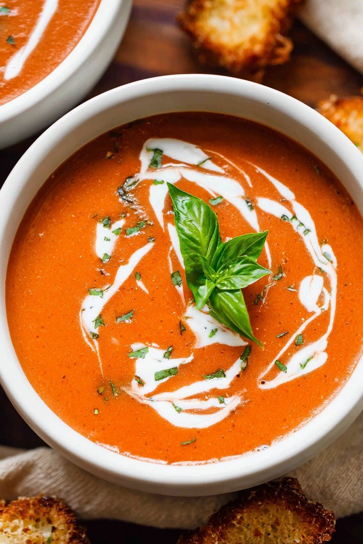 Best Creamy Roasted Garlic Tomato Soup - Alrightwithme image 2