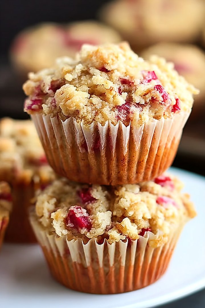 Best Ever Rhubarb Muffins image 2