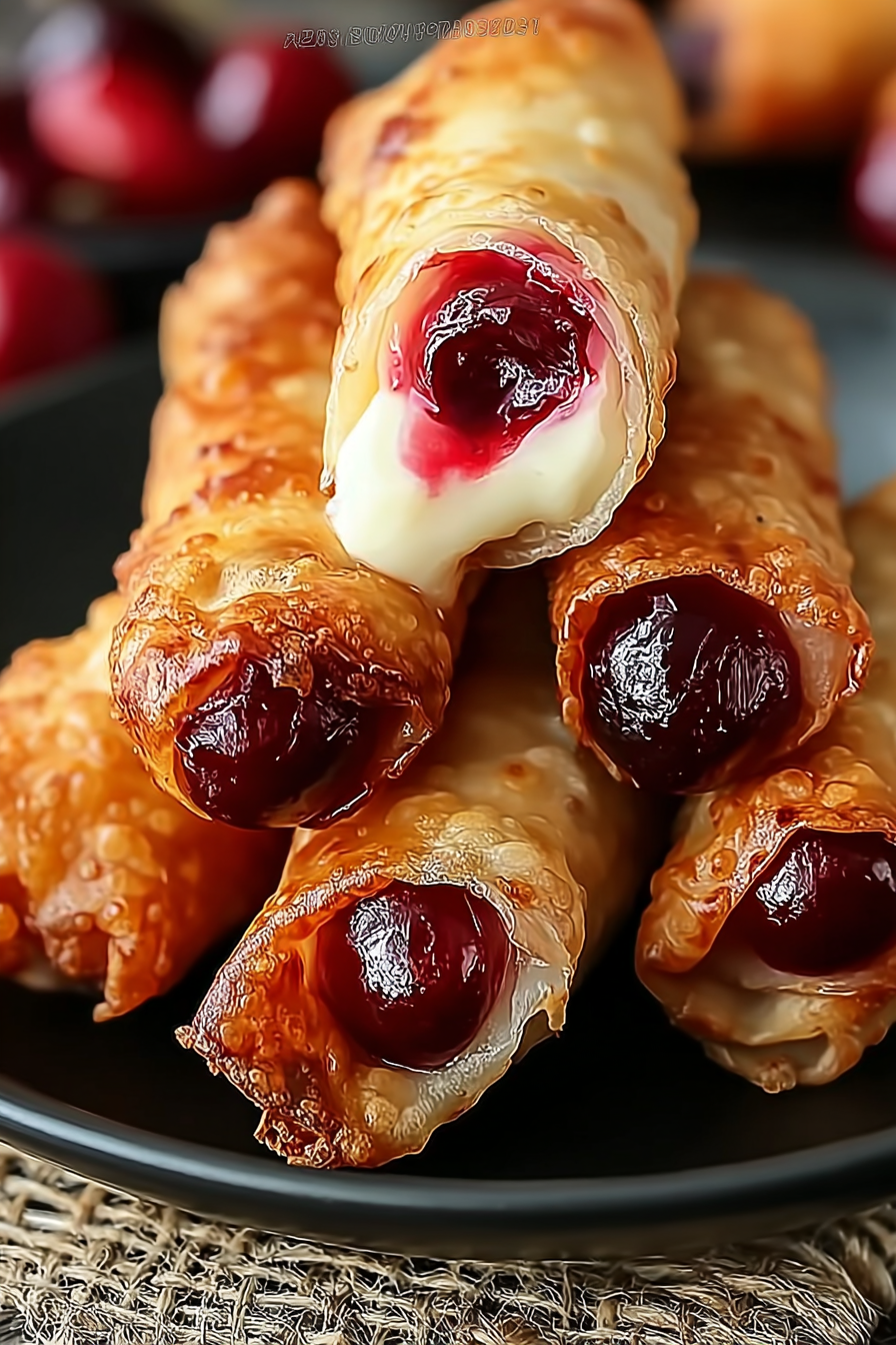Cherry Cheesecake Egg Rolls image 2