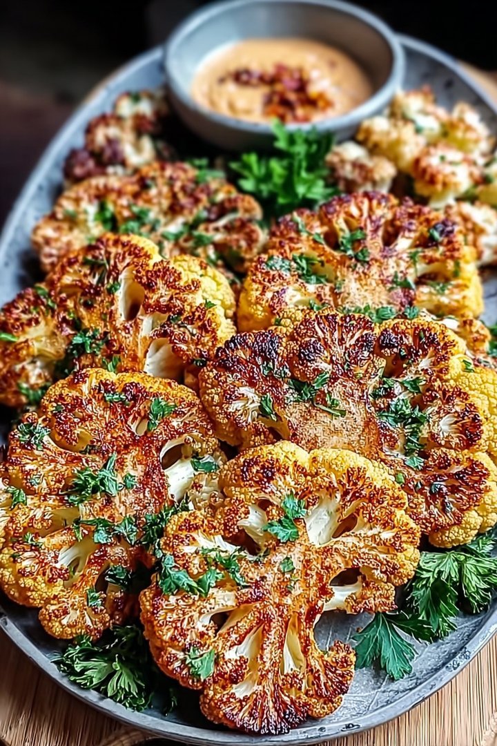Crispy Baked Cauliflower Steaks image 2