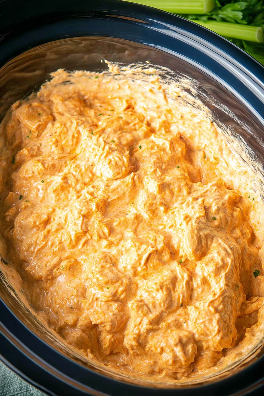 Crockpot Buffalo Chicken Dip image 2