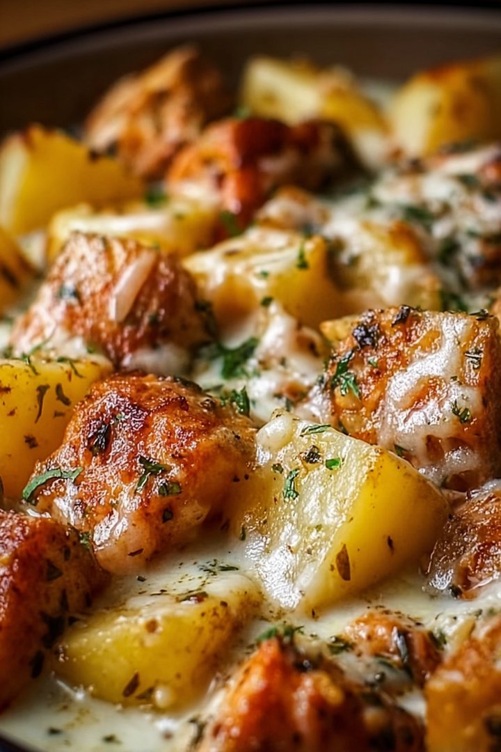 Garlic Parmesan Crockpot Chicken and Potatoes image 2