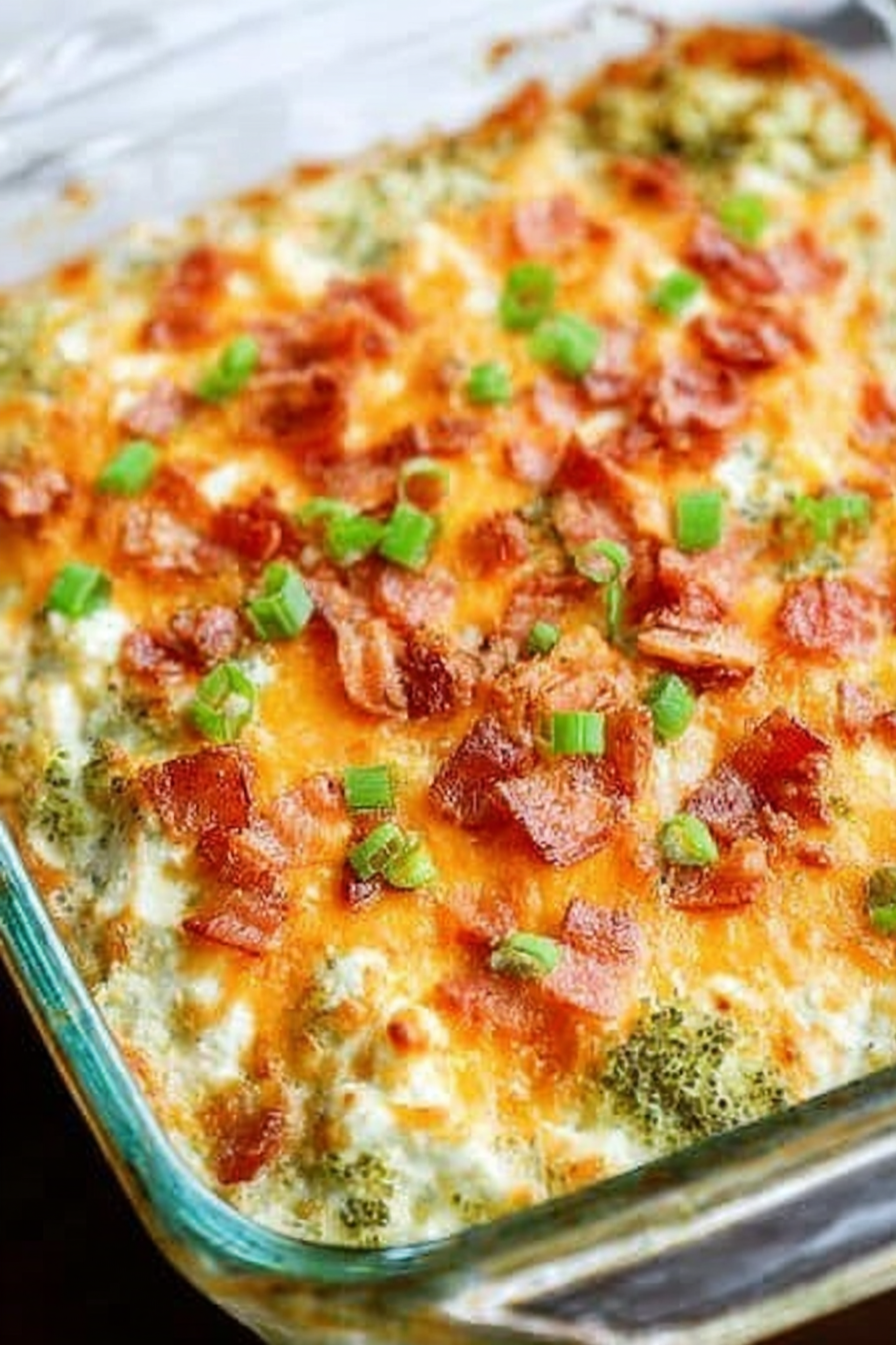 Loaded Cauliflower Broccoli Casserole image 2