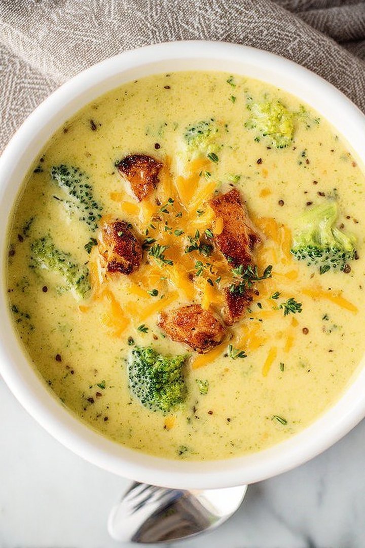 Low Carb Broccoli Cheese Soup image 2
