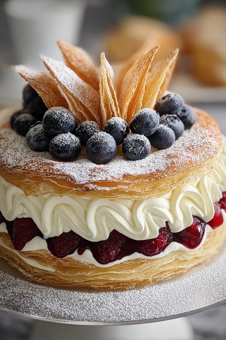 Puff Pastry Berry Cream Cake: A Delightfully Easy Recipe image 2