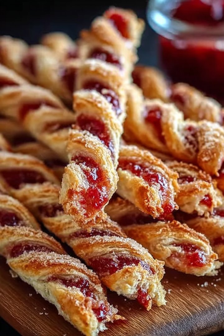 Raspberry Pastry Twists image 2