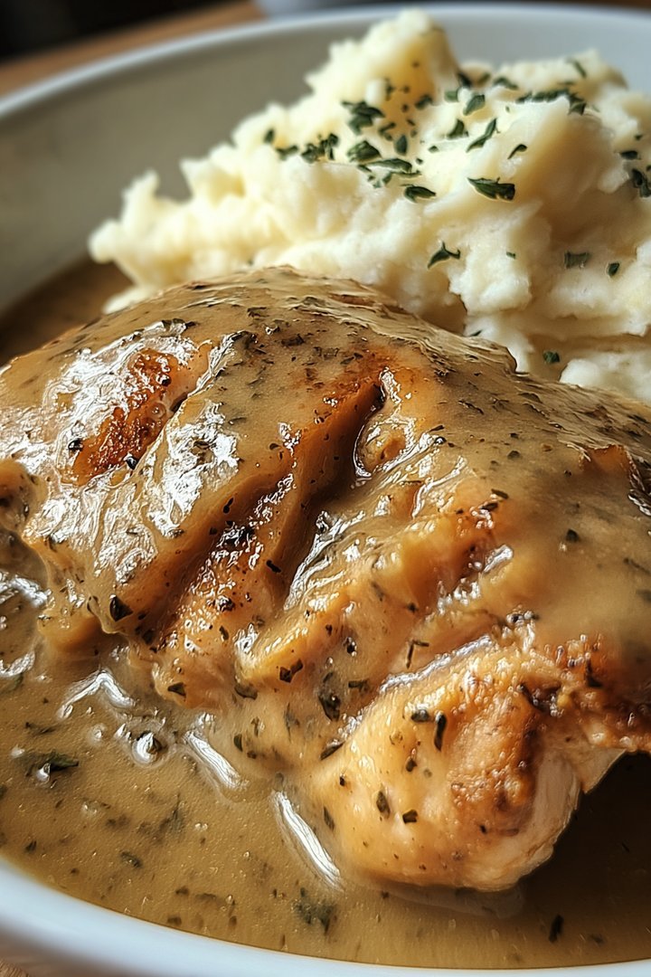 Smothered Chicken and Gravy image 2