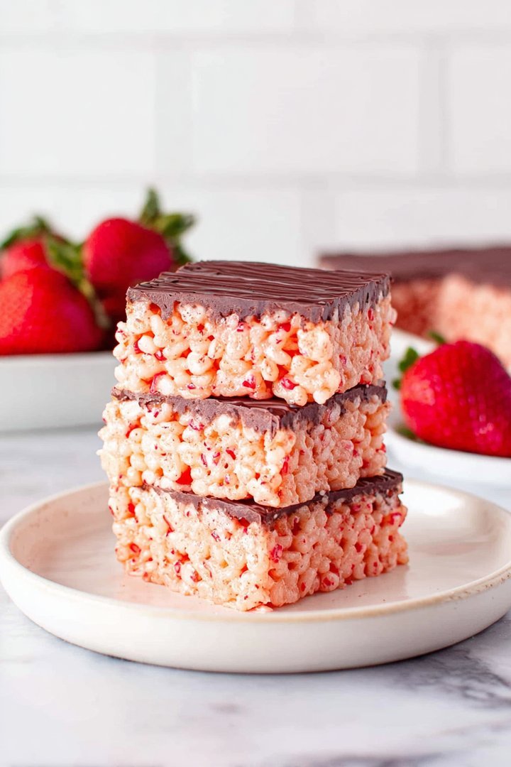 Strawberry Rice Krispie Treats image 2