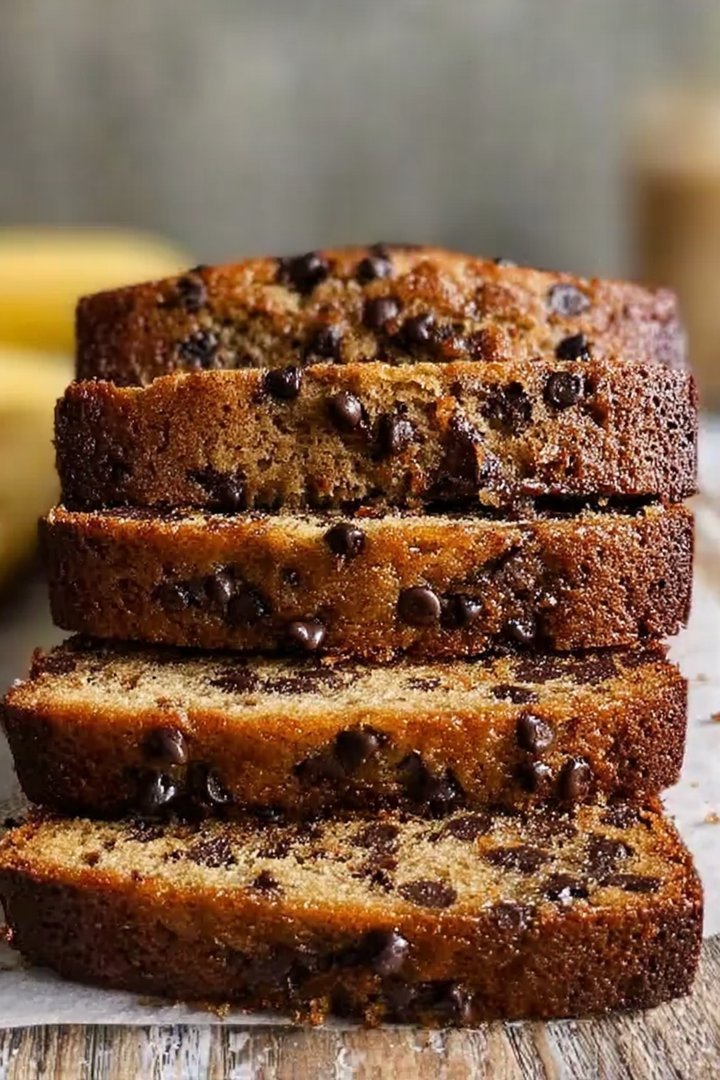 Ultimate Chocolate Chip Banana Bread - Alrightwithme image 2