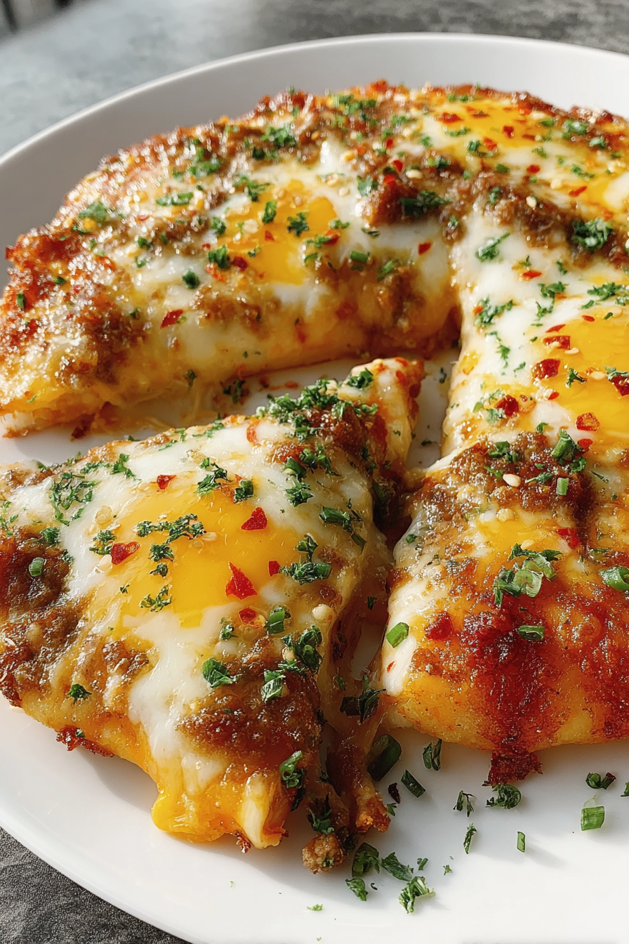 Cheese Crust Breakfast Pizza: A Hearty Morning Delight image 2