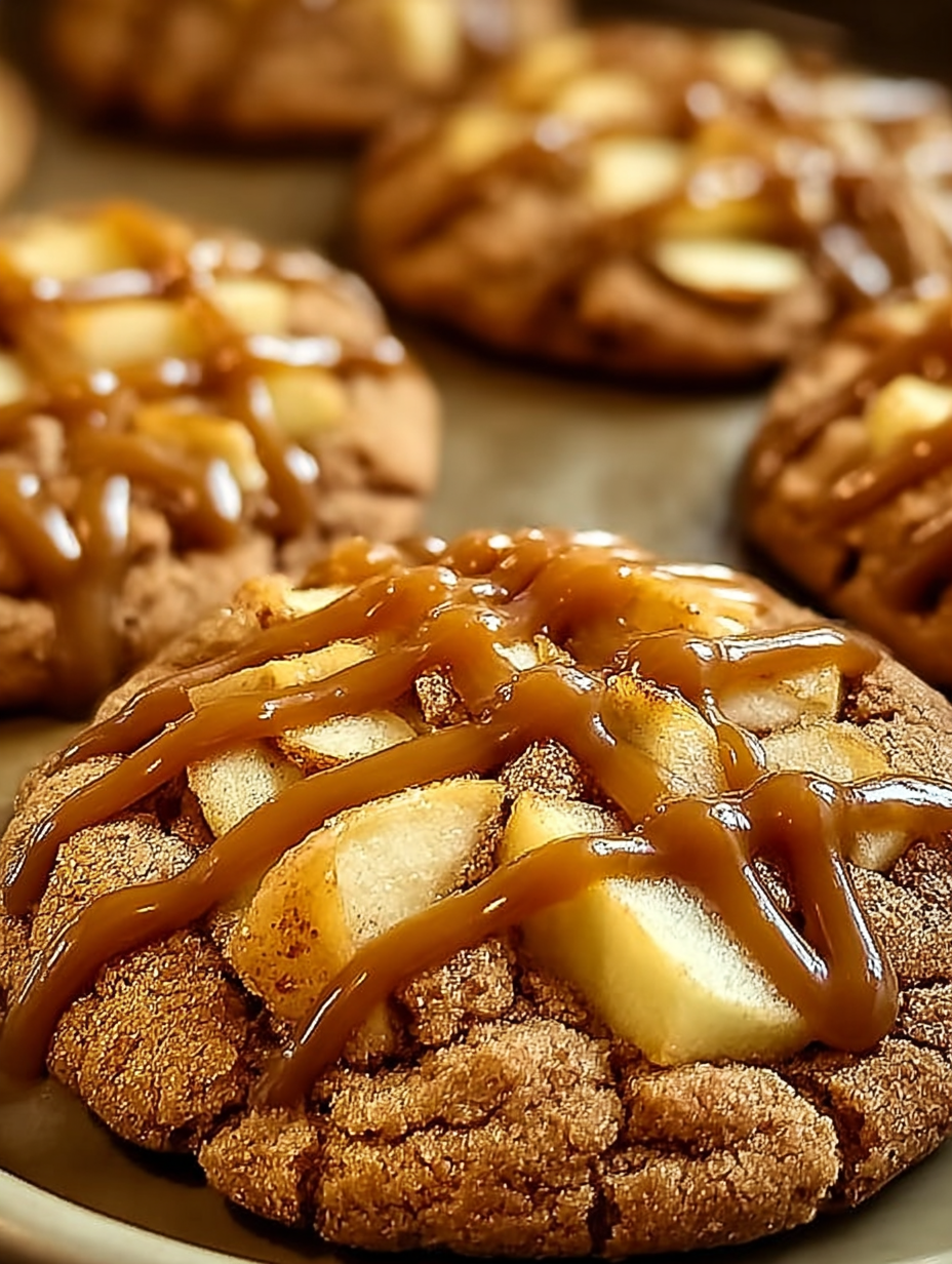 Delicious Caramel Apple Cinnamon Cookies image 2