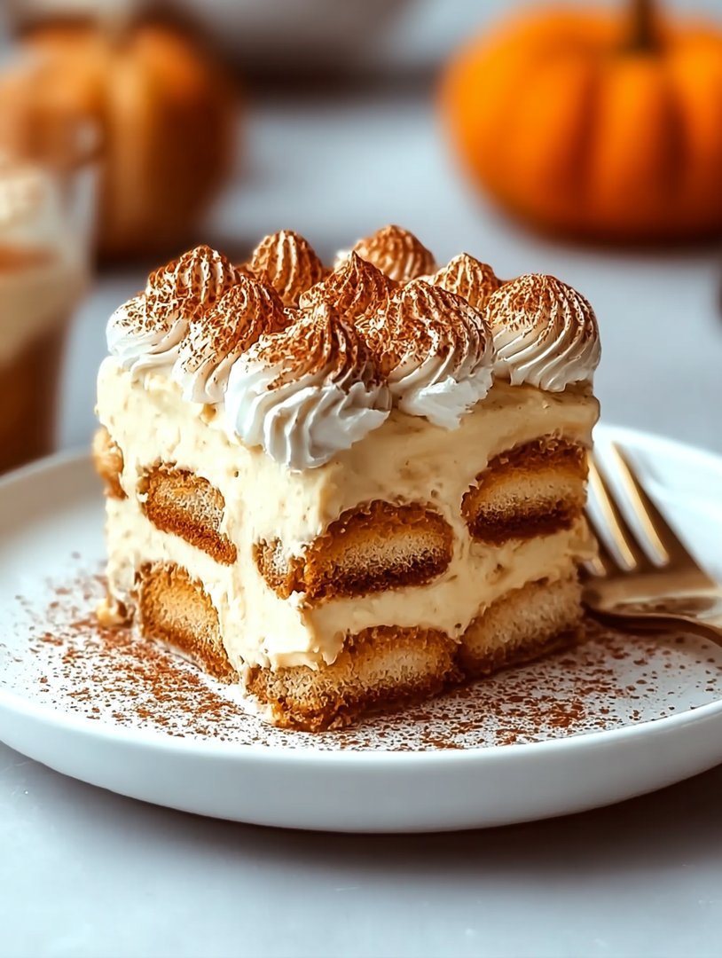 Delicious Easy Creamy Pumpkin Tiramisu Recipe for Fall Enjoyment image 2