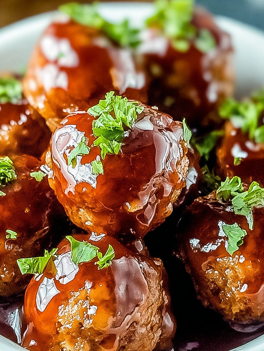 Honey BBQ Crockpot Meatballs image 2