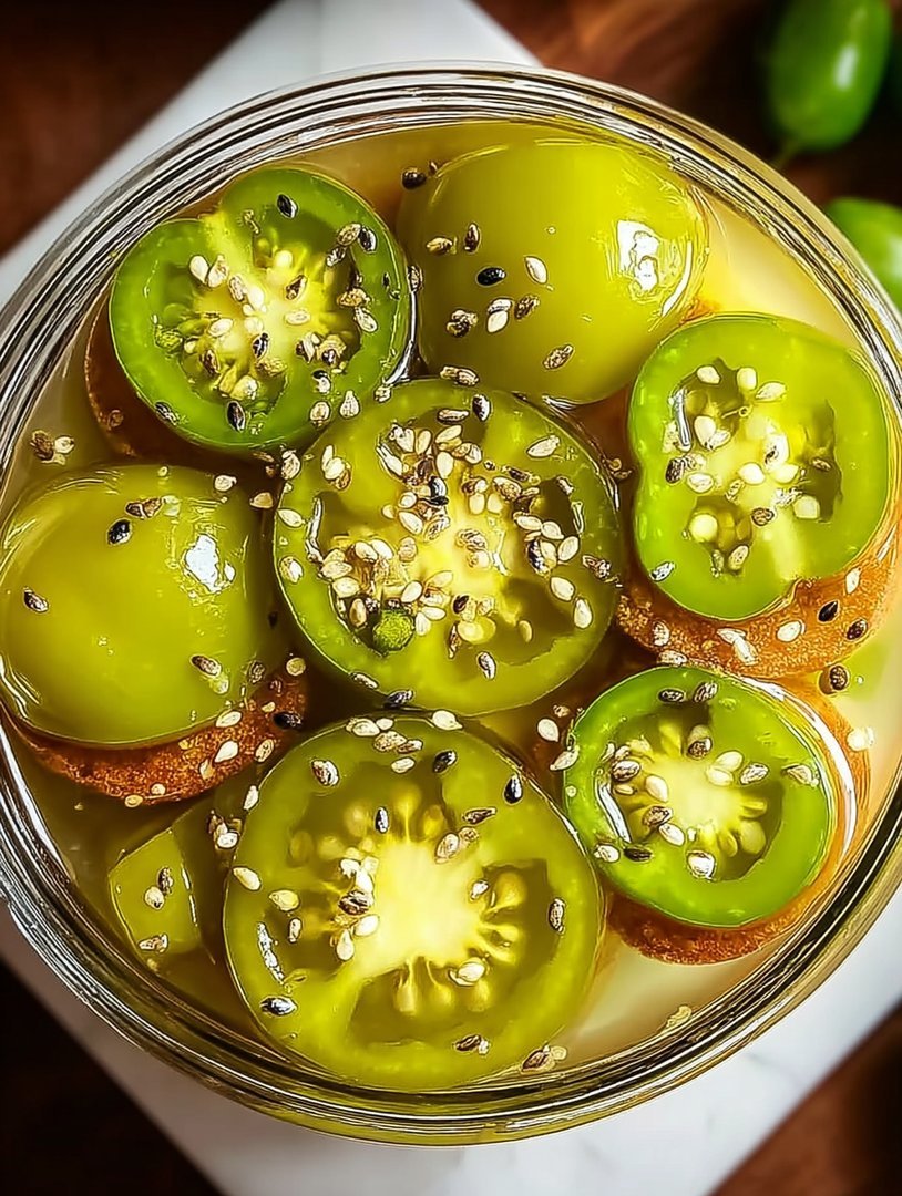Pickled Green Tomatoes image 2