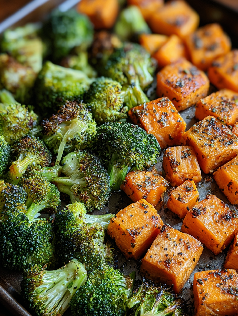Roasted Broccoli and Sweet Potatoes image 2
