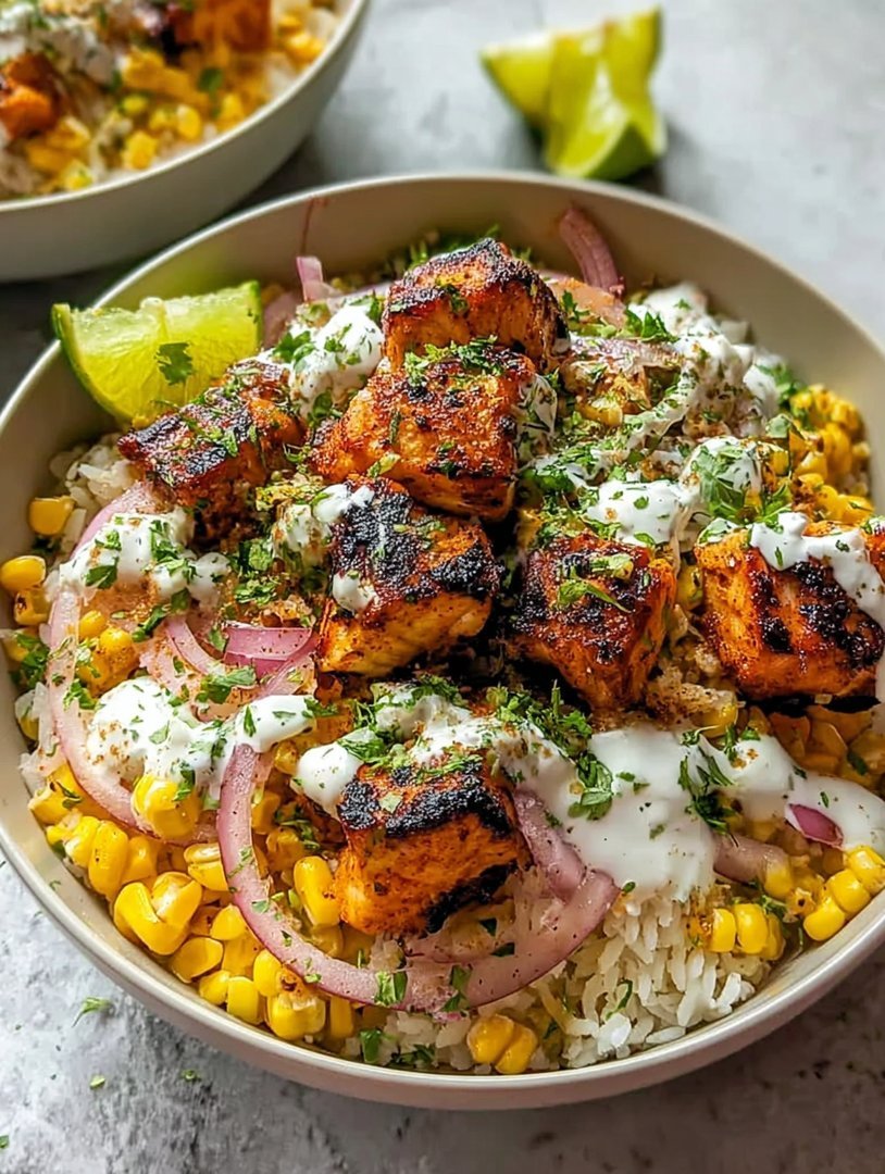 Tasty Street Corn Chicken Bowl - Alrightwithme image 2