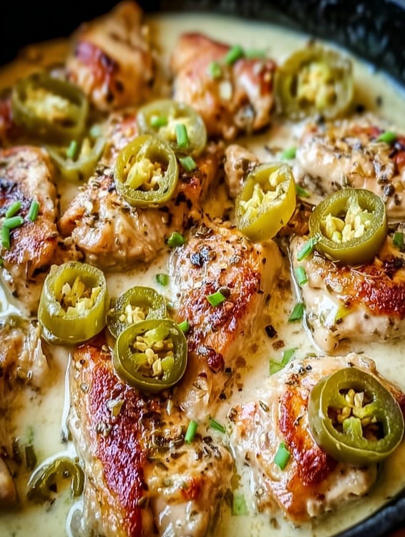 Creamy Pepperoncini Chicken Skillet Recipe – Quick & easy image 2