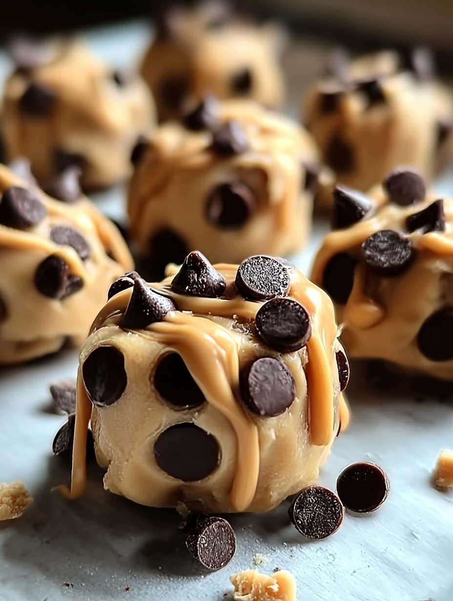 Frozen Greek Yogurt Peanut Butter Bites with Chocolate Chips image 2