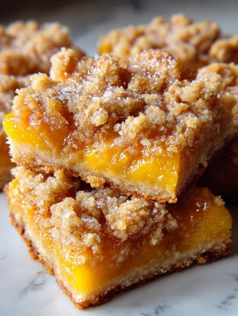 Heavenly Summer Peach Bars image 2
