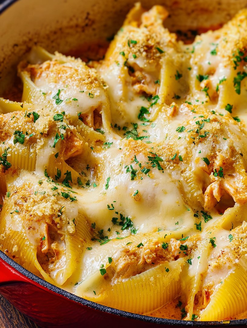 Million Dollar Chicken Alfredo Stuffed Shells image 2