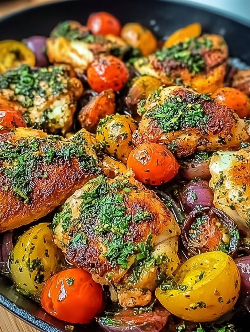 One-Pan Mediterranean Chicken image 2