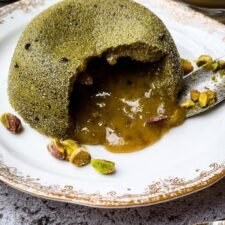 Pistachio Chocolate Lava Cakes Recipe