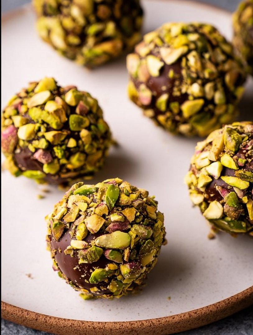 Pistachio Ganache Truffles Recipe image 2
