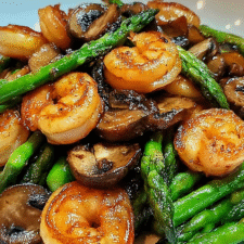 Shrimp and Asparagus Stir-Fry with Mushrooms: An Amazing Ultimate Recipe