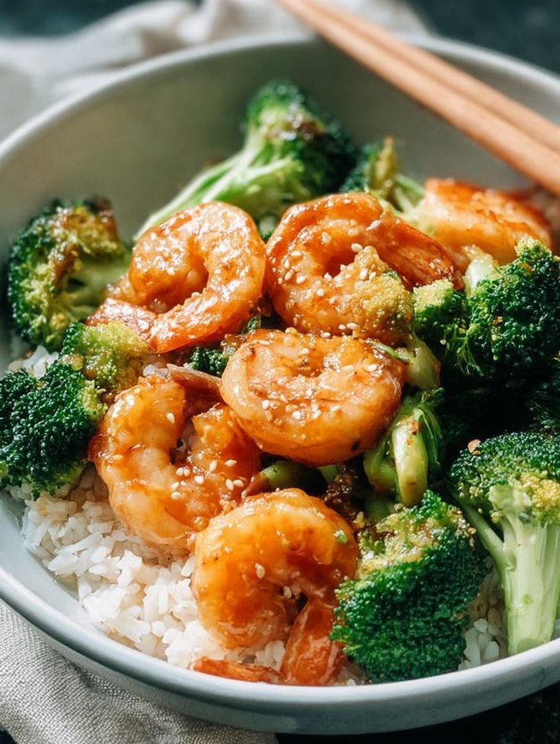 Shrimp and broccoli image 2