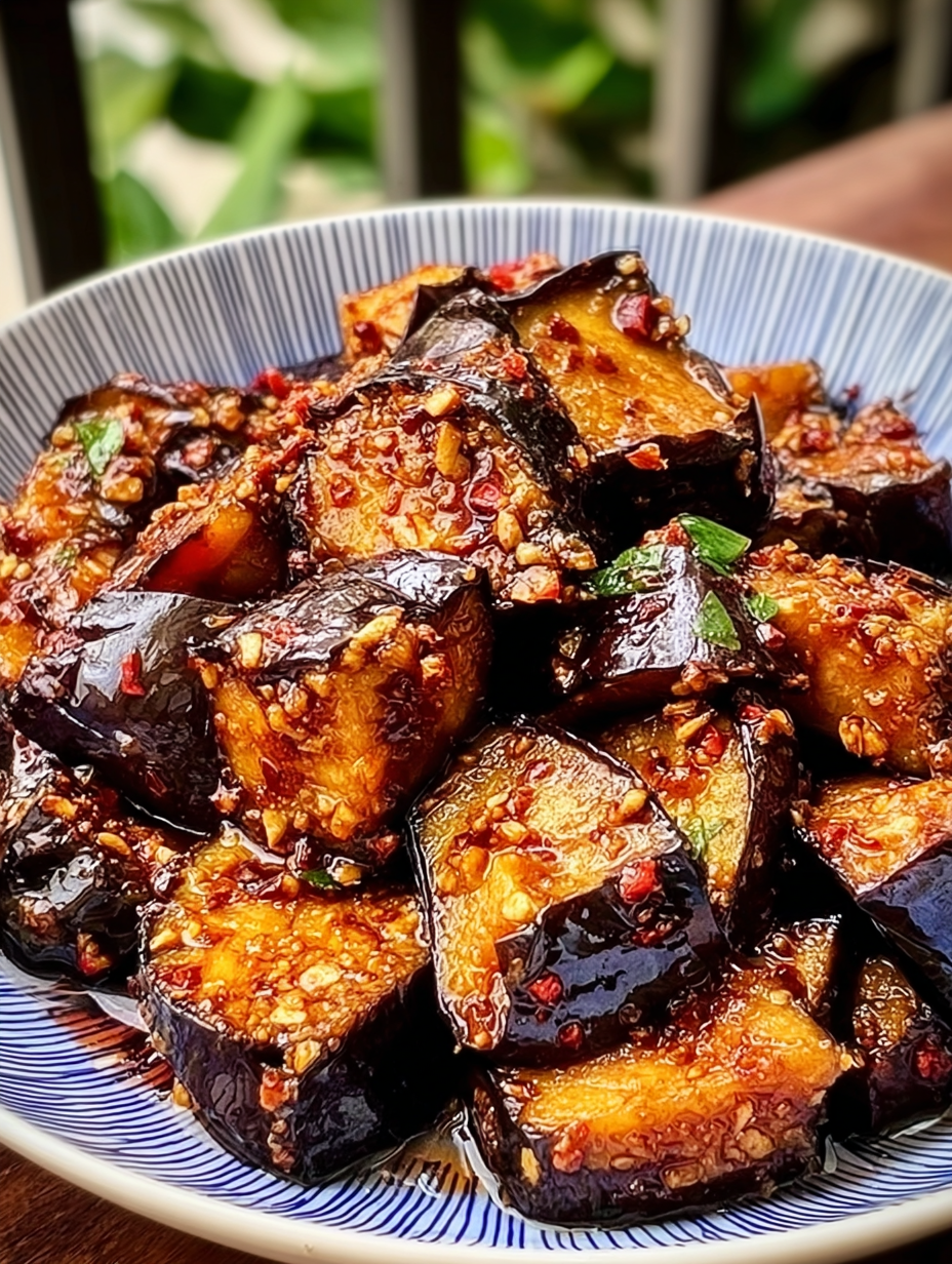 Sticky Garlic Eggplant image 2