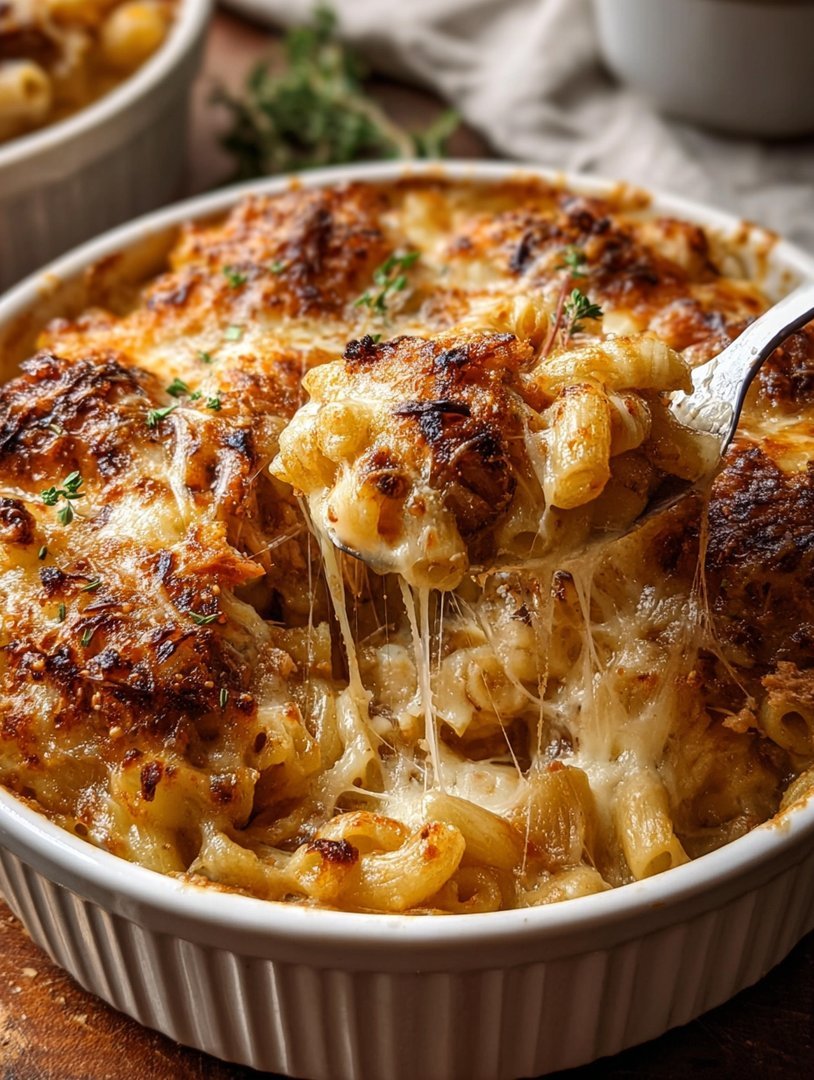 French Onion Soup Mac & Cheese image 2