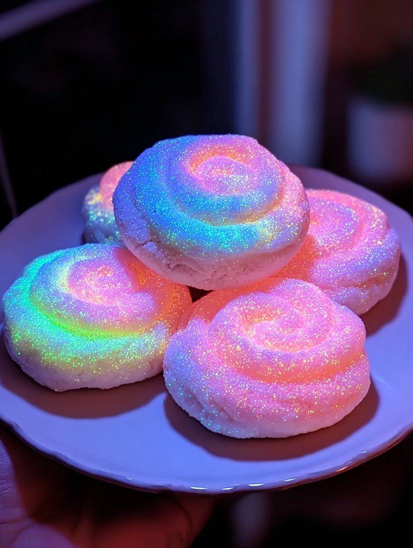 Glow Cotton Candy Cookies image 2