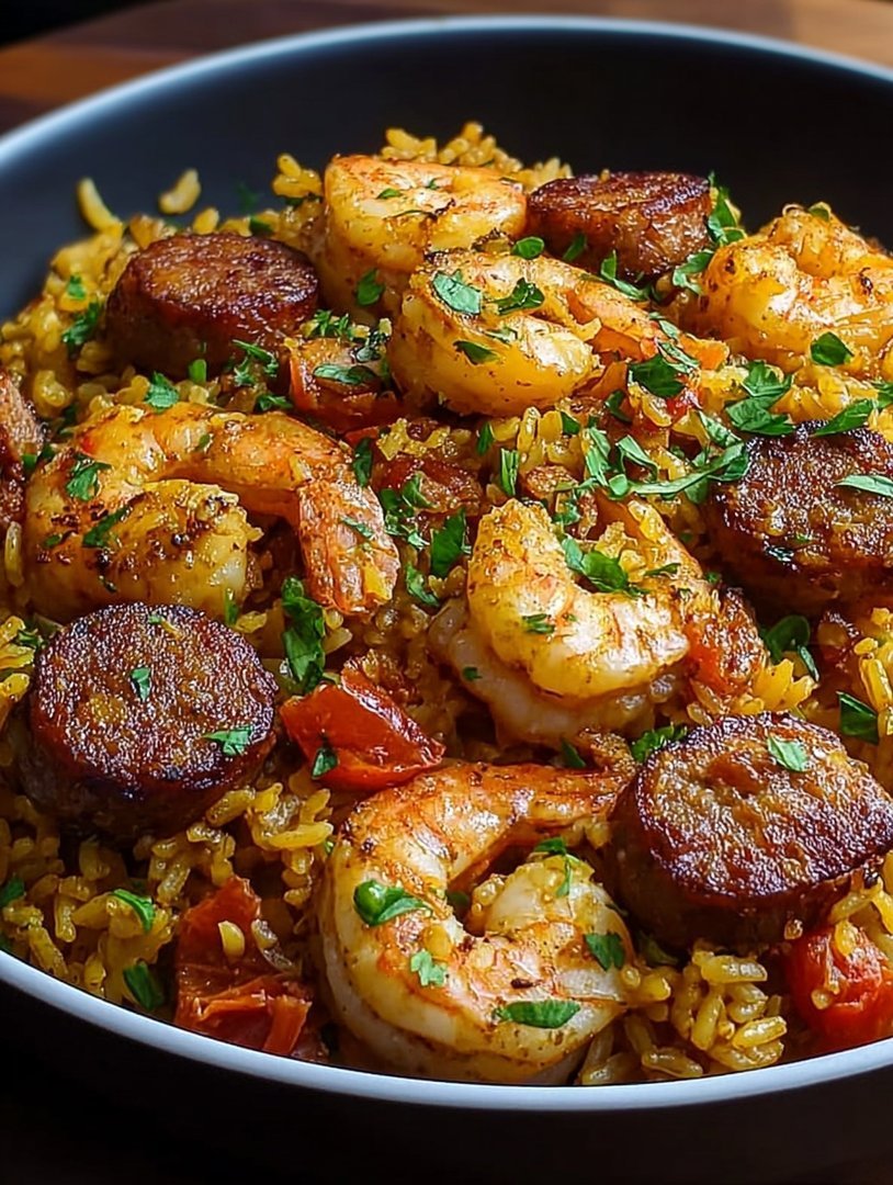 Shrimp Sausage Dirty Rice image 2